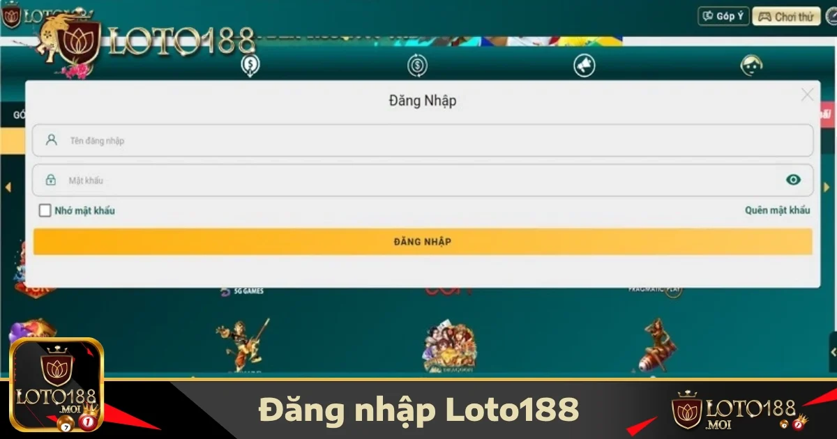 Đăng Nhập Loto188 1 Hướng dẫn cách đăng nhập LOTO188 chỉ với vài thao tác