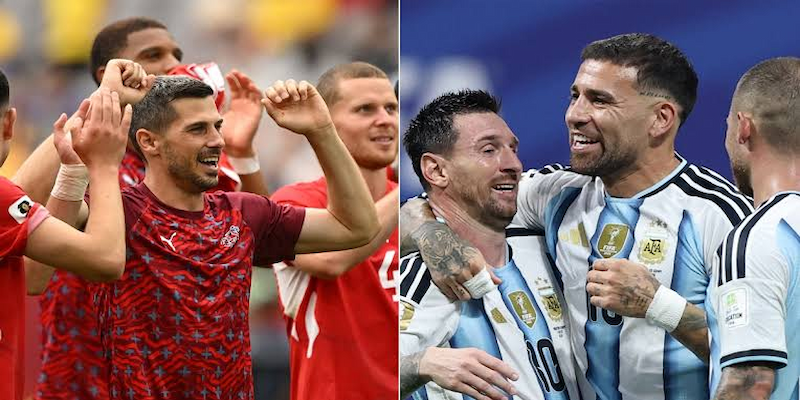 Soi kèo bóng đá Argentina vs Thụy Sĩ ngày 12/07/2026 3 Kết quả đối đầu